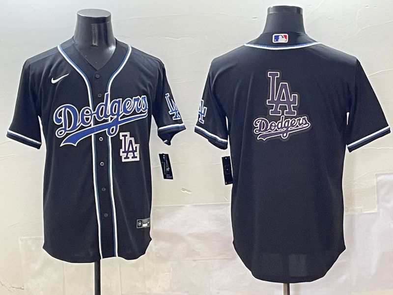 Men 2025 Los Angeles Dodgers Blank Black Three generations Fashion Nike MLB Jersey style 23